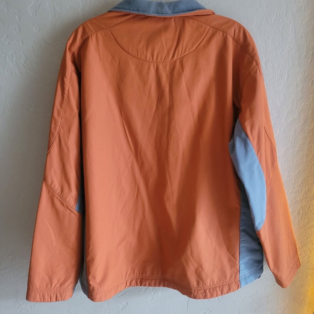 Mobius Orange & Gray Full-Zip Jacket With Pockets Womens M - Picture 2 of 6